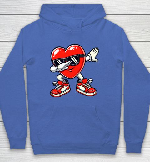 Dabbing Heart Funny Gifts Valentines Day Hoodie 5