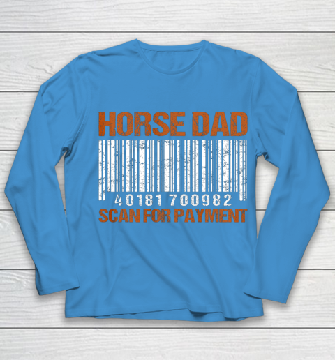 Horse Dad Scan For Payment Youth Long Sleeve 5
