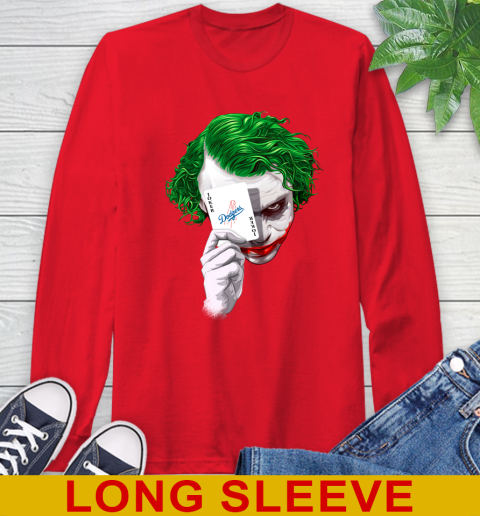 Los Angeles Dodgers MLB Baseball Joker Card Shirt Long Sleeve T-Shirt 12