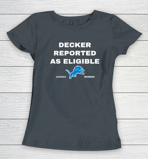 Decker Reported As Eligible Women's T-Shirt 3