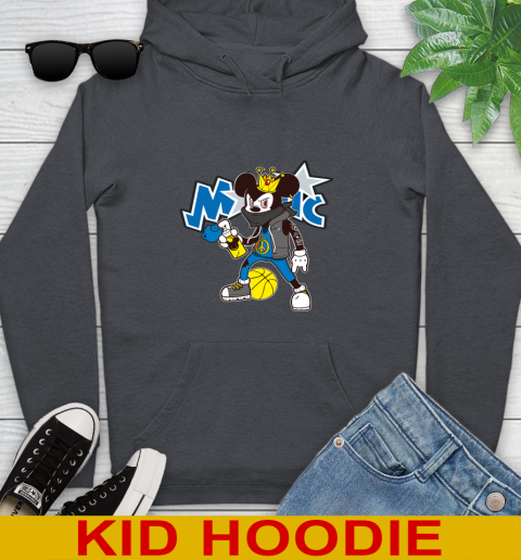 Orlando Magic NBA Basketball Mickey Peace Sign Sports Youth Hoodie 9