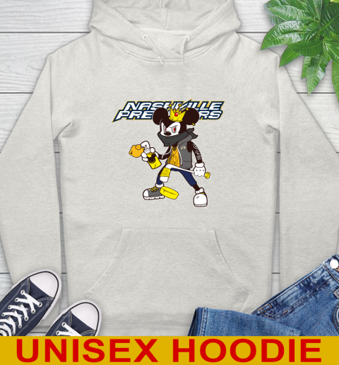 Nashville Predators NHL Hockey Mickey Peace Sign Sports Hoodie 12