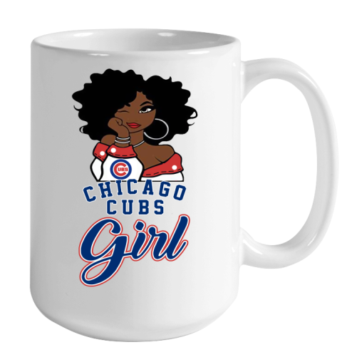 Chicago Cubs Girl MLB Color Changing Mug 15oz 2
