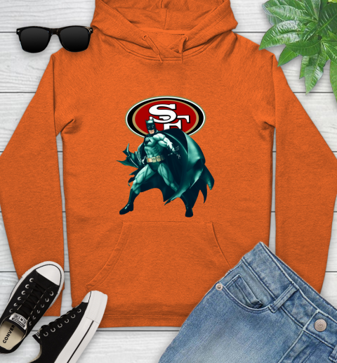 NFL Batman Football Sports San Francisco 49ers Youth Hoodie 5