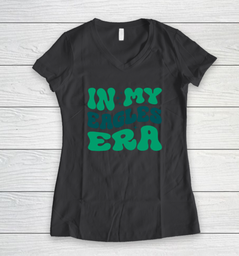 Retro In My Eagles Era Women's V-Neck T-Shirt 4