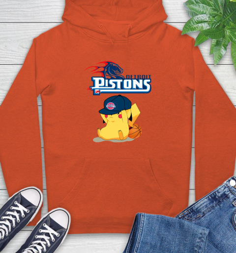 NBA Pikachu Basketball Sports Detroit Pistons Hoodie 5