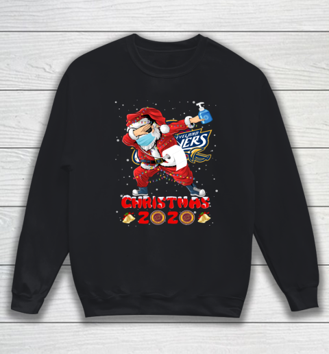 Cleveland Cavaliers Funny Santa Claus Dabbing Christmas 2020 NBA Sweatshirt