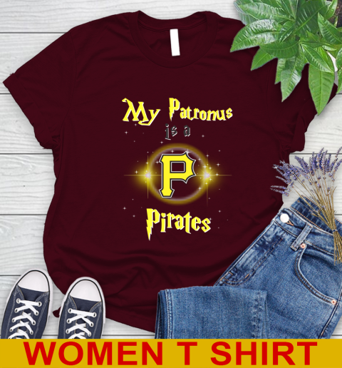 MLB Baseball Harry Potter My Patronus Is A Pittsburgh Pirates Women's T-Shirt 6