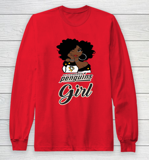 Pittsburgh Penguins Girl NHL Long Sleeve T-Shirt 10