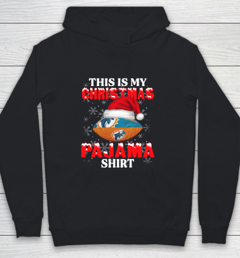 Miami Dolphins This Is My Christmas Pajama Shirt NFL Youth Hoodie