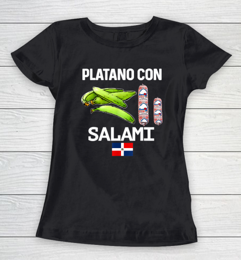 Dominicana Flag RD Dominican Republic Food Mangu Plantain T Shirt Women's T-Shirt