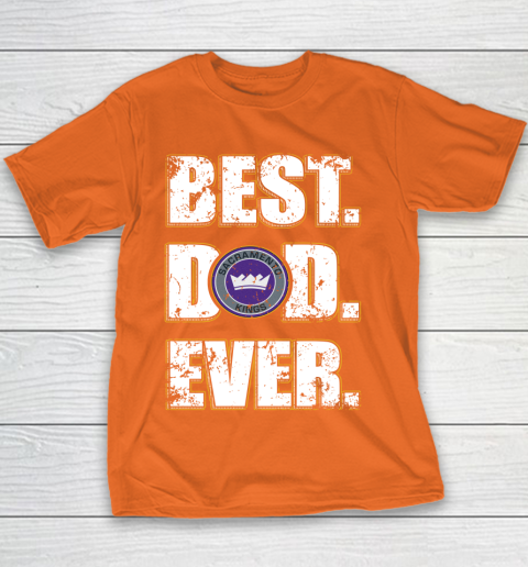 NBA Sacramento Kings Basketball Best Dad Ever Family Shirt Youth T-Shirt 4