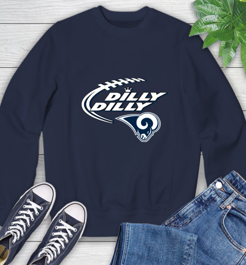 NFL Los Angeles Rams Dilly Dilly Football Sports Sweatshirt 3