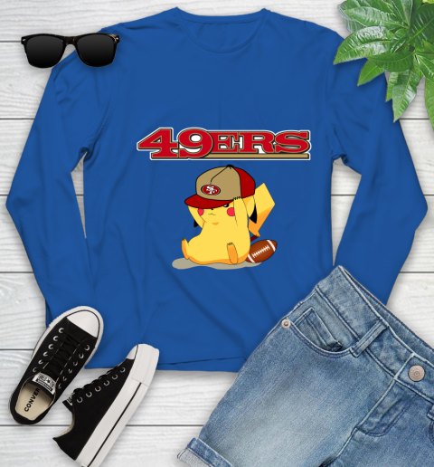 NFL Pikachu Football San Francisco 49ers Youth Long Sleeve 9