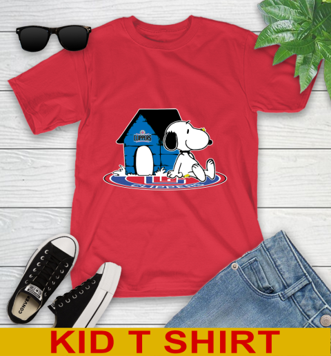 NBA Basketball LA Clippers Snoopy The Peanuts Movie Shirt Youth T-Shirt 10