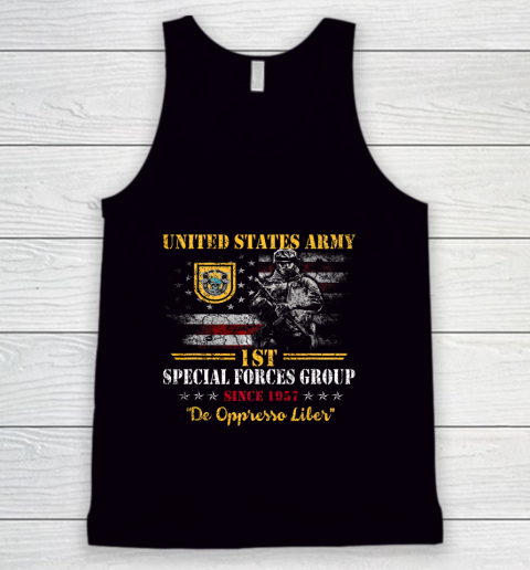 Veteran Shirt 1st Special Forces Group Veteran 1st SFG Shirt 4th of July Tank Top