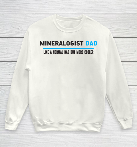Father gift shirt Mens Mineralogist Dad Like A Normal Dad But Cooler Funny Dad's T Shirt Youth Sweatshirt