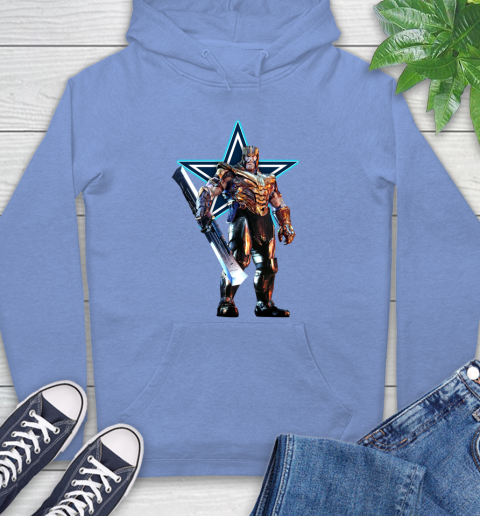 NFL Thanos Gauntlet Avengers Endgame Football Dallas Cowboys Hoodie 11