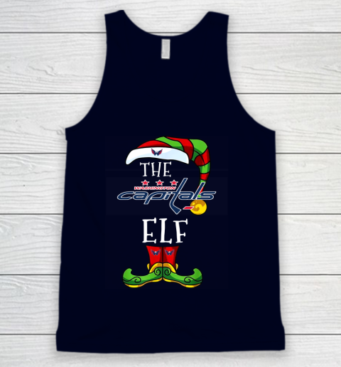 Washington Capitals Christmas ELF Funny NHL Tank Top 2