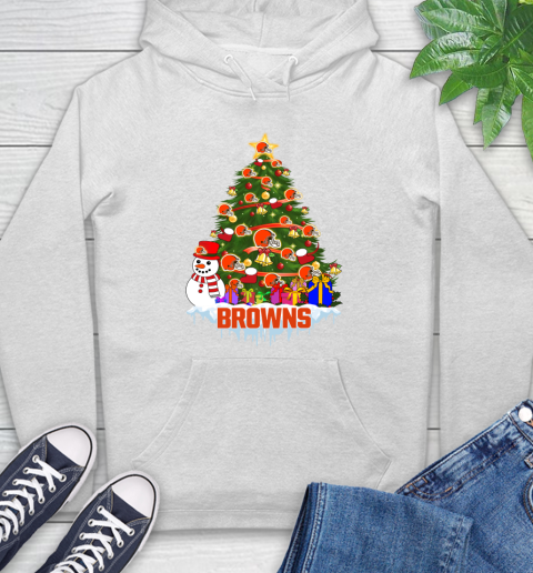 Cleveland Browns Merry Christmas NFL Football Sports Hoodie