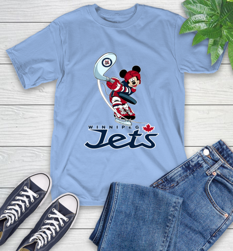NHL Hockey Winnipeg Jets Cheerful Mickey Mouse Shirt T-Shirt 12