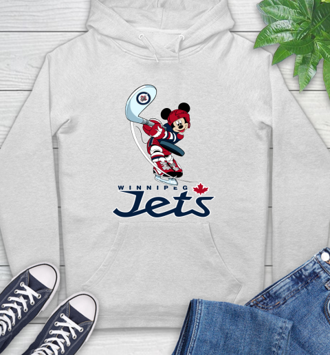 NHL Hockey Winnipeg Jets Cheerful Mickey Mouse Shirt Hoodie 2