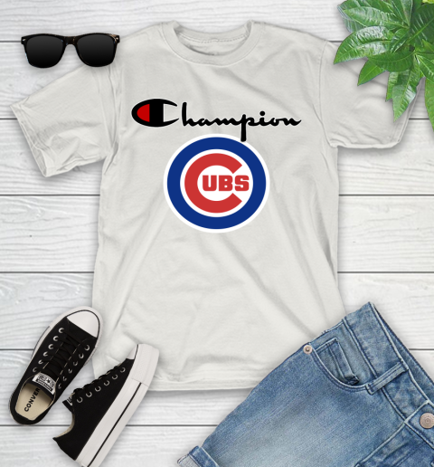 MLB Baseball Chicago Cubs Champion Shirt Youth T-Shirt 11