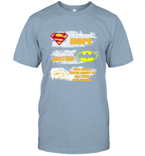 Nashville Predators Kick Your Ass Unisex Jersey Tee
