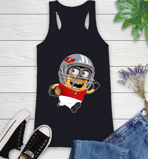 NFL Tampa Bay Buccaneers Minions Disney Football Sports Racerback Tank 10
