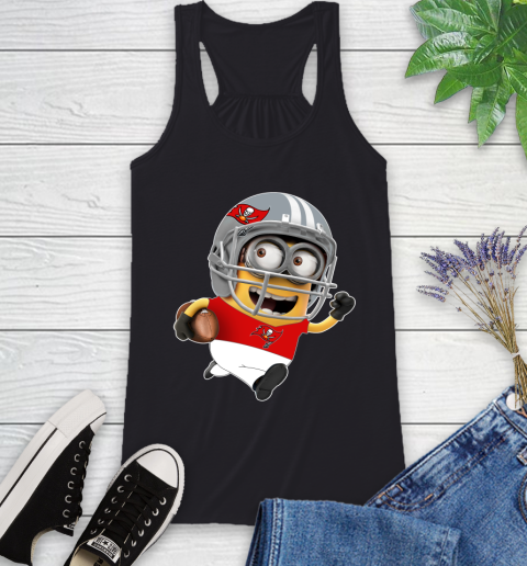 NFL Tampa Bay Buccaneers Minions Disney Football Sports Racerback Tank 2