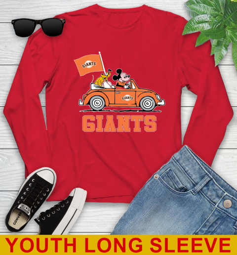 MLB Baseball San Francisco Giants Pluto Mickey Driving Disney Shirt Youth Long Sleeve 12 MLB Baseball San Francisco Giants Pluto Mickey Driving Disney Shirt Youth Long Sleeve - Image 12