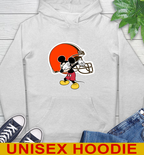 Cleveland Browns NFL Football Dabbing Mickey Disney Sports Hoodie