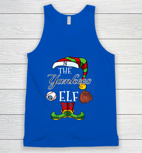 New York Yankees Christmas ELF Funny MLB Tank Top 4