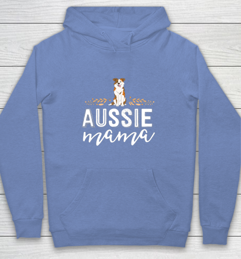 Dog Mom Shirt Aussie Mama Dog Mom Shirt For Women Australian Shepherd Youth Hoodie 8