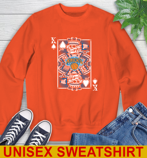 New York Knicks NBA Basketball The King Of Spades Death Cards Shirt Sweatshirt 3