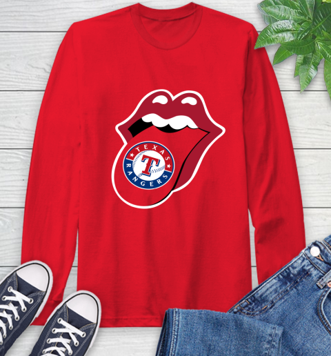 Texas Rangers MLB Baseball Lips I Root For My Team Adoring Fan 67