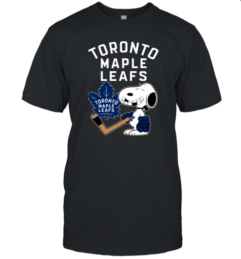 Toronto Maple Leafs Ice Hockey Broken Teeth Snoopy NHL Unisex Jersey Tee