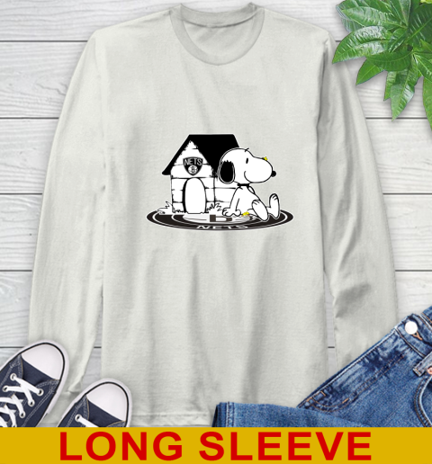 NBA Basketball Brooklyn Nets Snoopy The Peanuts Movie Shirt Long Sleeve T-Shirt 12