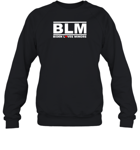 Bo Loudon Wearing Blm Biden Loves Minors Sweatshirt