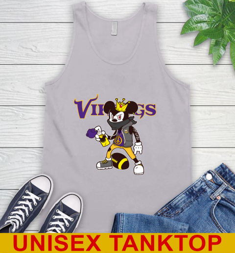 Minnesota Vikings NFL Football Mickey Peace Sign Sports Tank Top 4