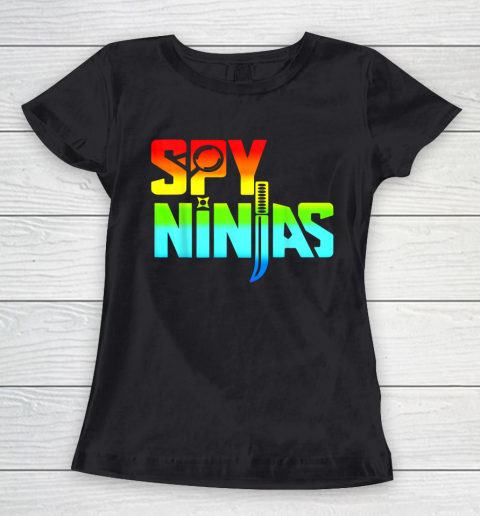 Spy Gaming Ninja Game Boys Girls Kids Cute Ninja Women's T-Shirt
