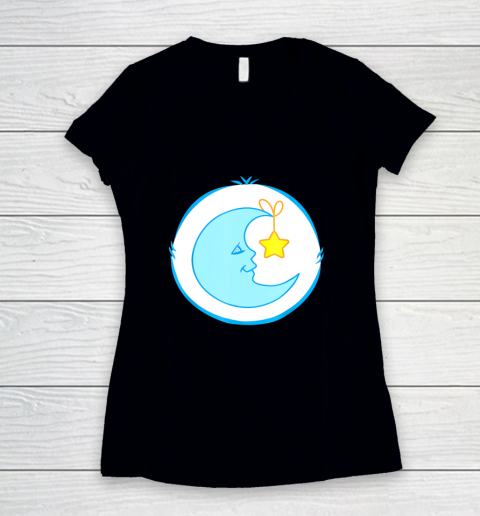 Bedtime Care For Bear Bed time For Bear Costume Women's V-Neck T-Shirt