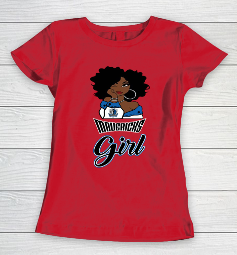 Dallas Mavericks Girl NBA Women's T-Shirt 10