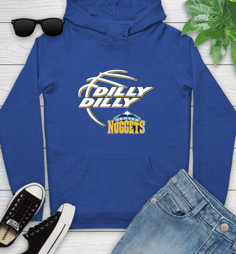 NBA Denver Nuggets Dilly Dilly Basketball Sports Youth Hoodie 9