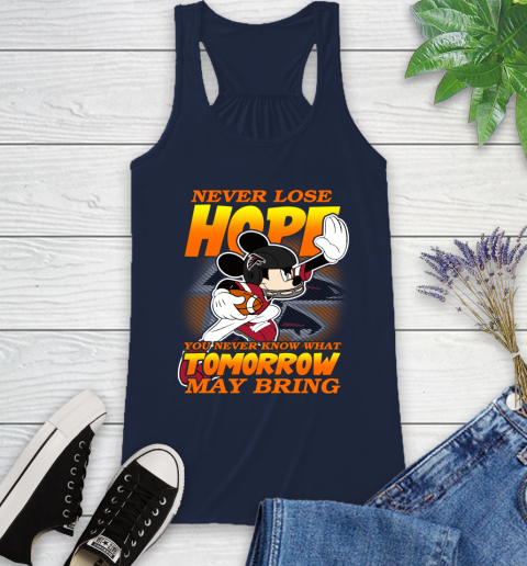 Atlanta Falcons NFL Football Mickey Disney Never Lose Hope (1) Racerback Tank 10