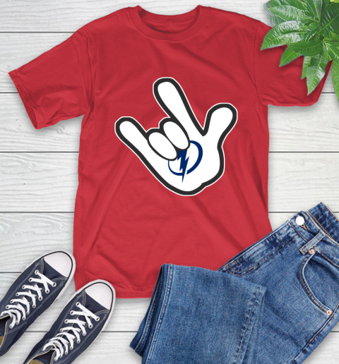 Tampa Bay Lightning NHL Hockey Mickey Rock Hand Disney T-Shirt 10
