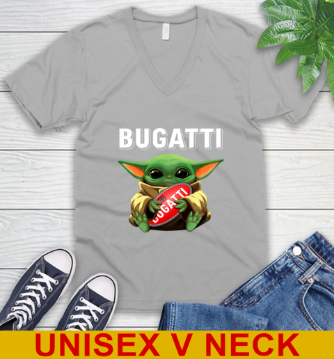 Star Wars Baby Yoda Hugs Bugatti Car Shirt 49