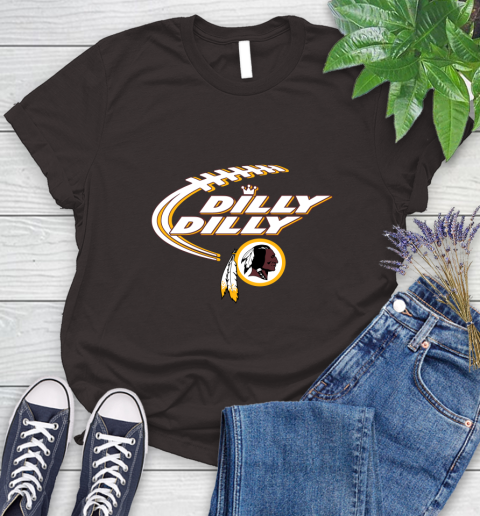 NFL Washington Redskins Dilly Dilly Football Sports Women's T-Shirt 8