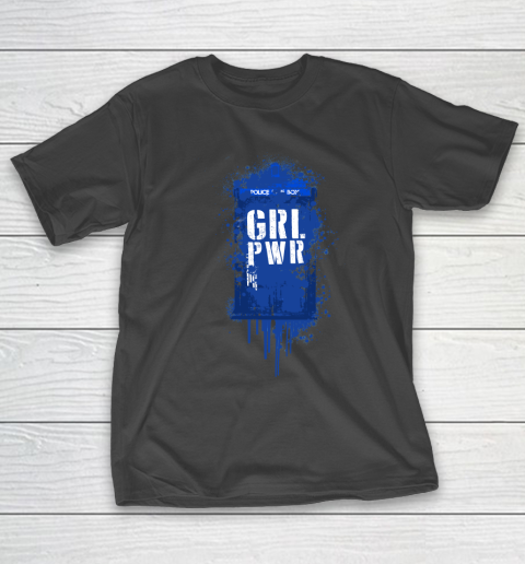 Doctor Who Shirt GRL PWR  Tardis Dr Who  Girl power T-Shirt