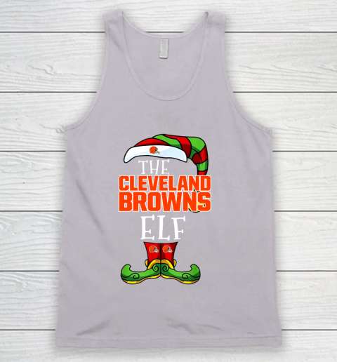 Cleveland Browns Christmas ELF Funny NFL Tank Top 3